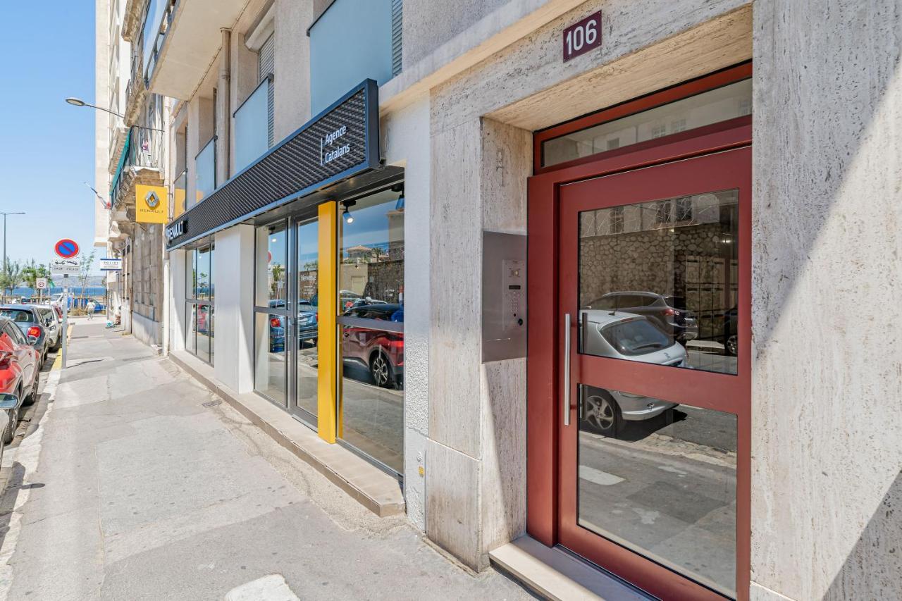 Studio Avec Balcon, Plage A 50M, Proche Vieux Port Marseille Exterior photo